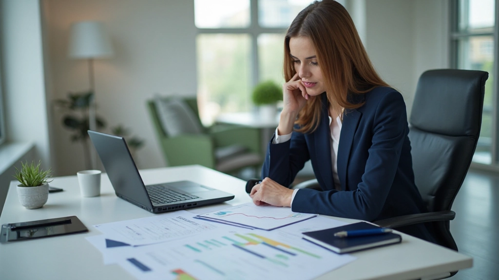 Профессиональное рабочее пространство с документами о повышении зарплаты